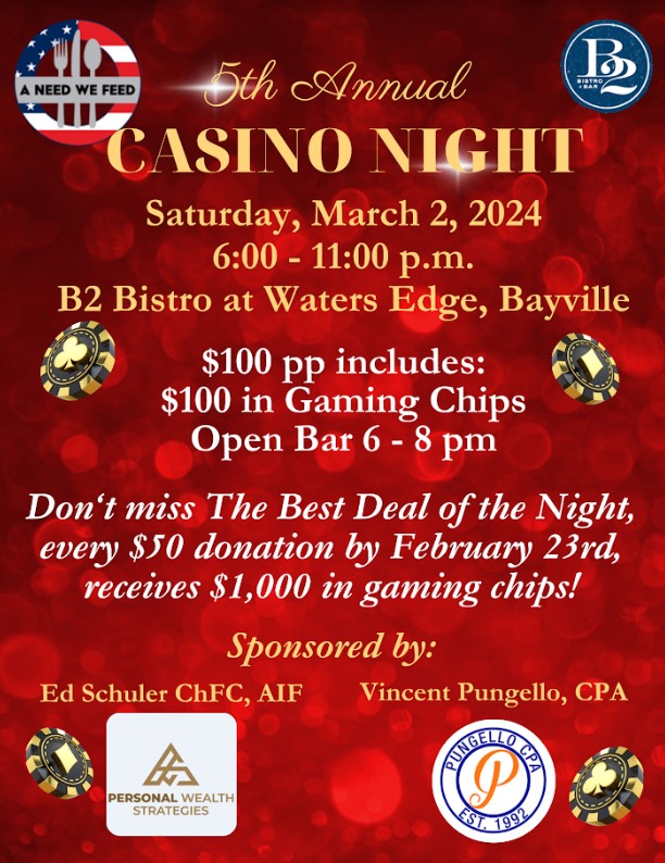 Casino Night Fundraiser in Bayville