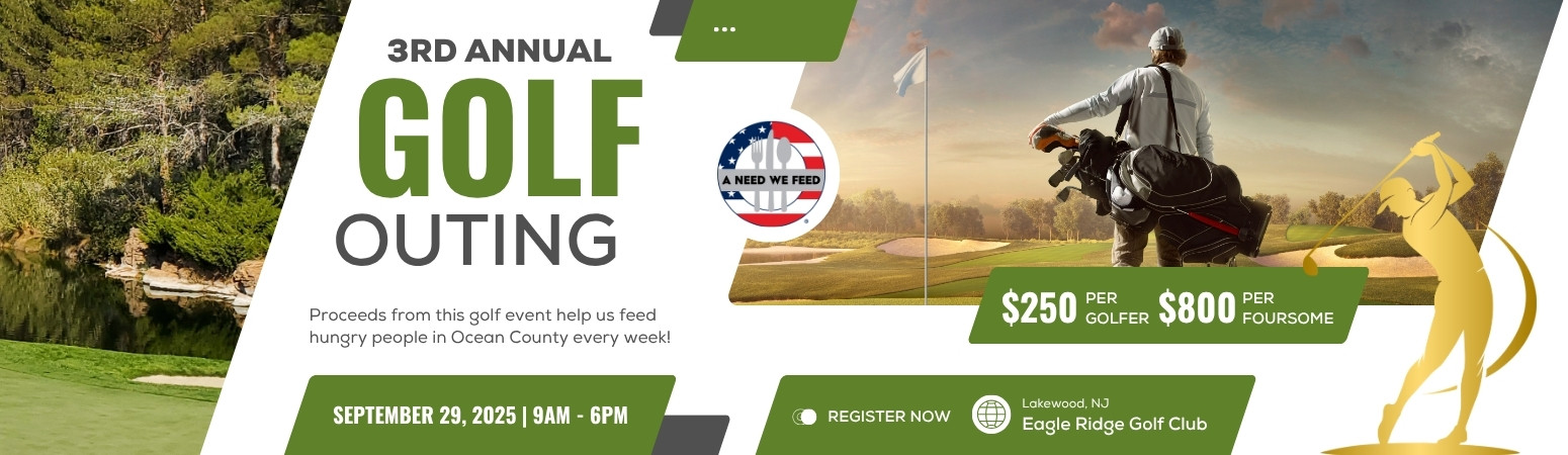 3rd Golf Outing for Charity to Feed The Hungry in September 2025