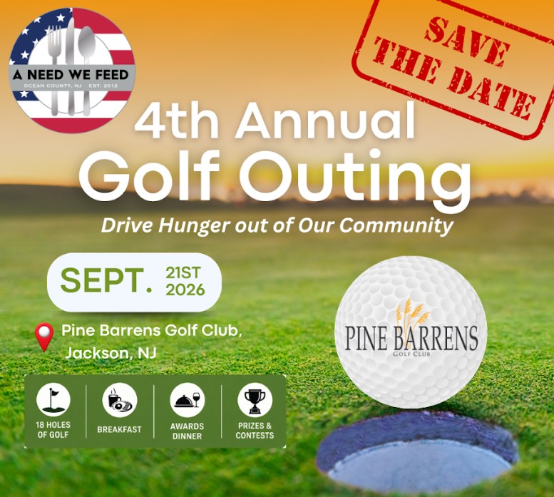 4th Annual Golf Outing to benefit A Need We Feed