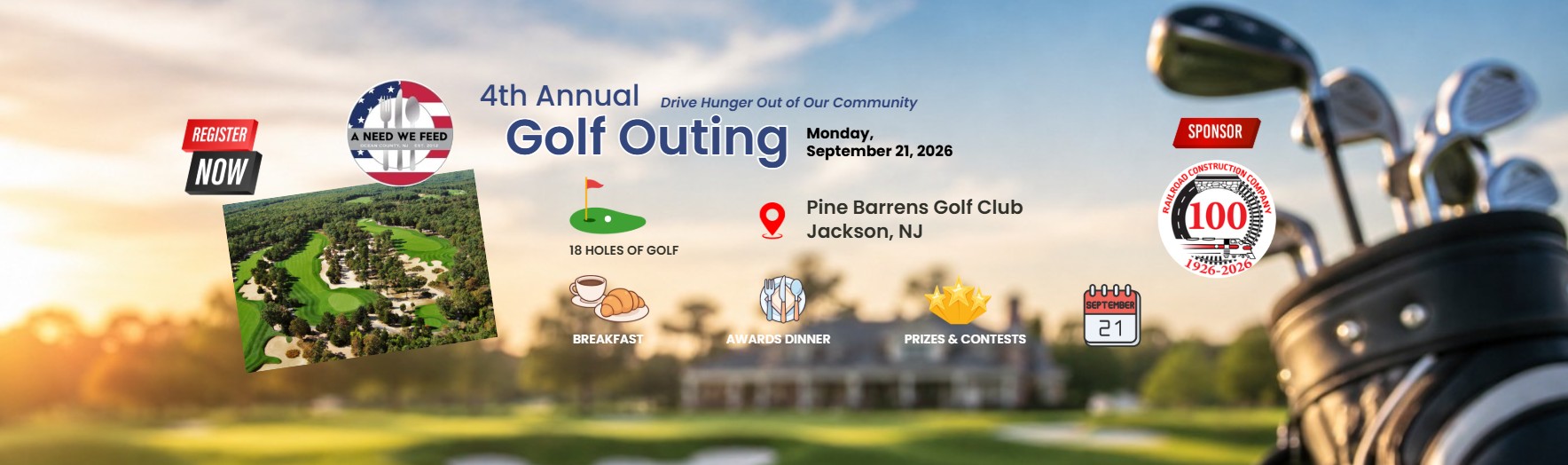 September 2026 charity golf outing fundraiser in ocean county new jersey