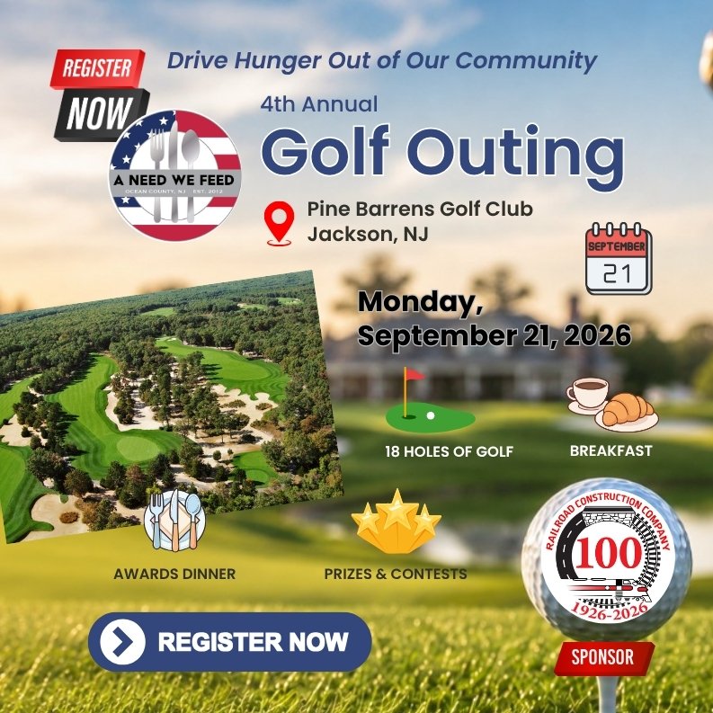 September 2026 charity golf outing fundraiser in ocean county new jersey